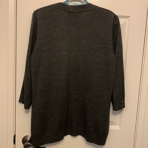 Classic Editions Charcoal Grey Cardigan - Picture 5 of 7